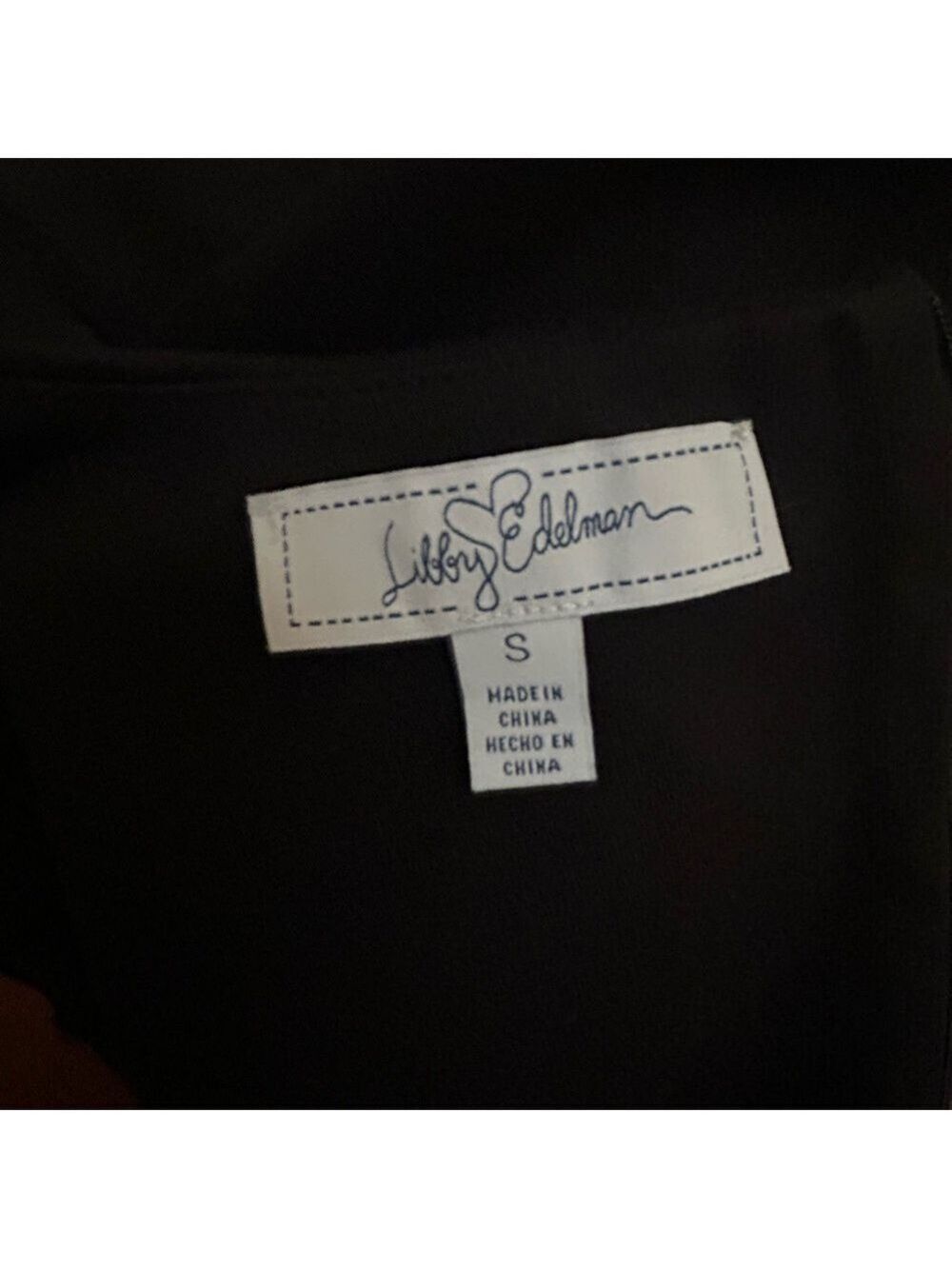 LIBBY EDELMAN Cold Shoulder Bodycon Little Black Dress Stretchy Size Small - Picture 5 of 6